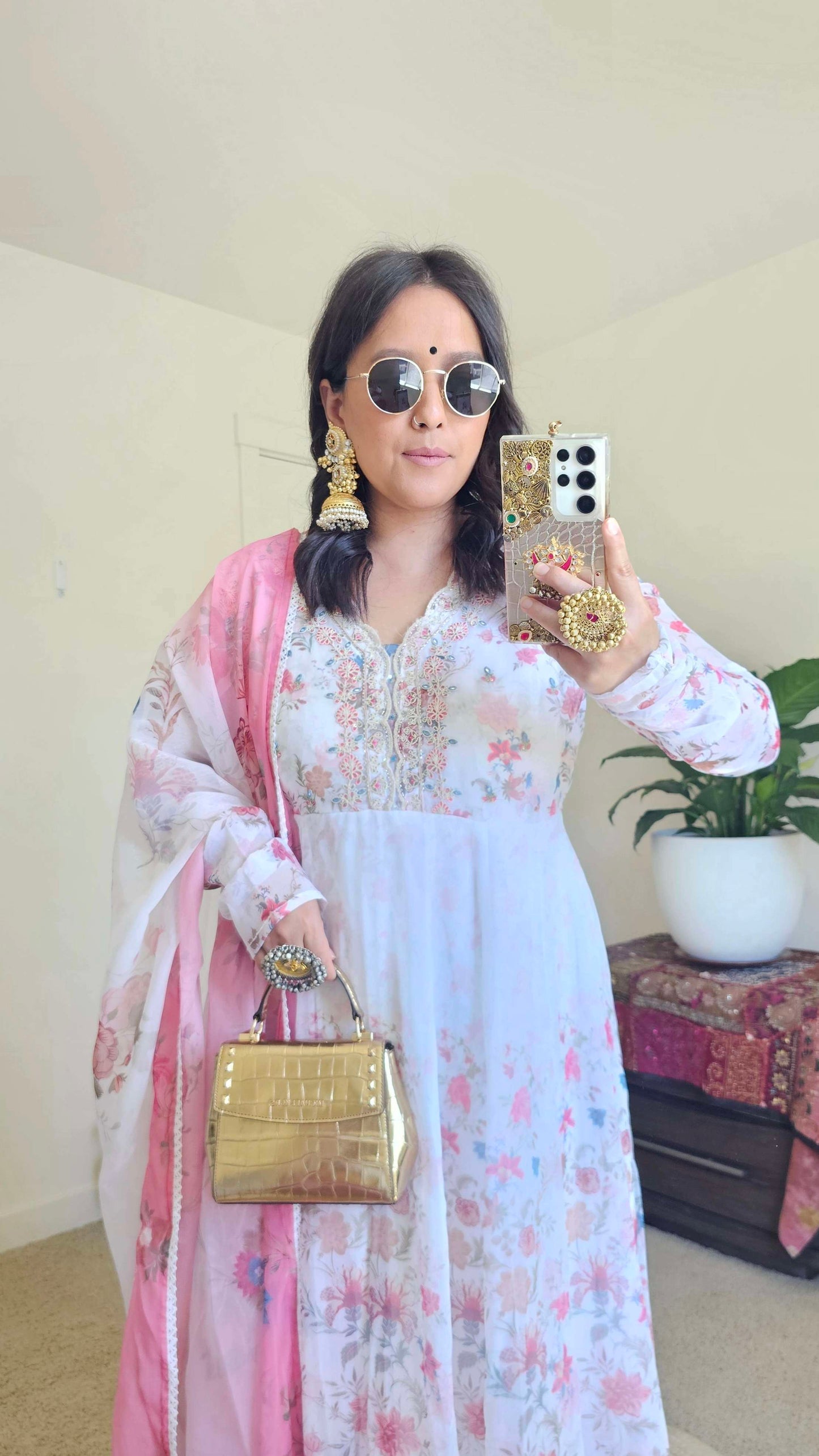 SANAM ANARKALI WHITE