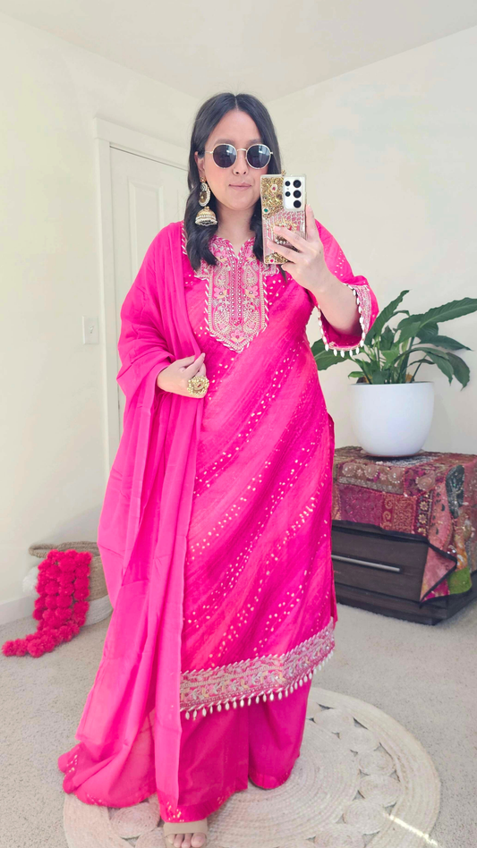 KHUSHI KURTA PINK