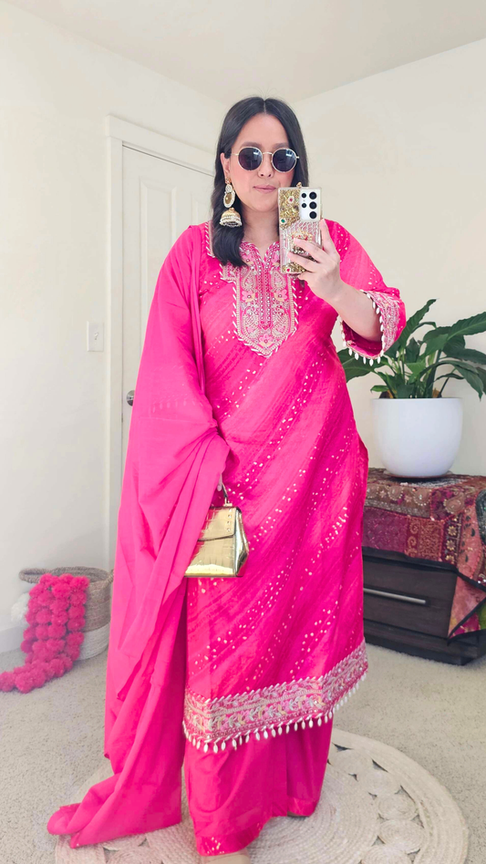 KHUSHI KURTA PINK