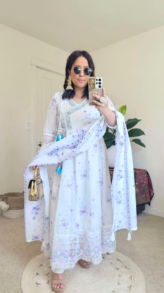 SUJITA ANARKALI PURPLE