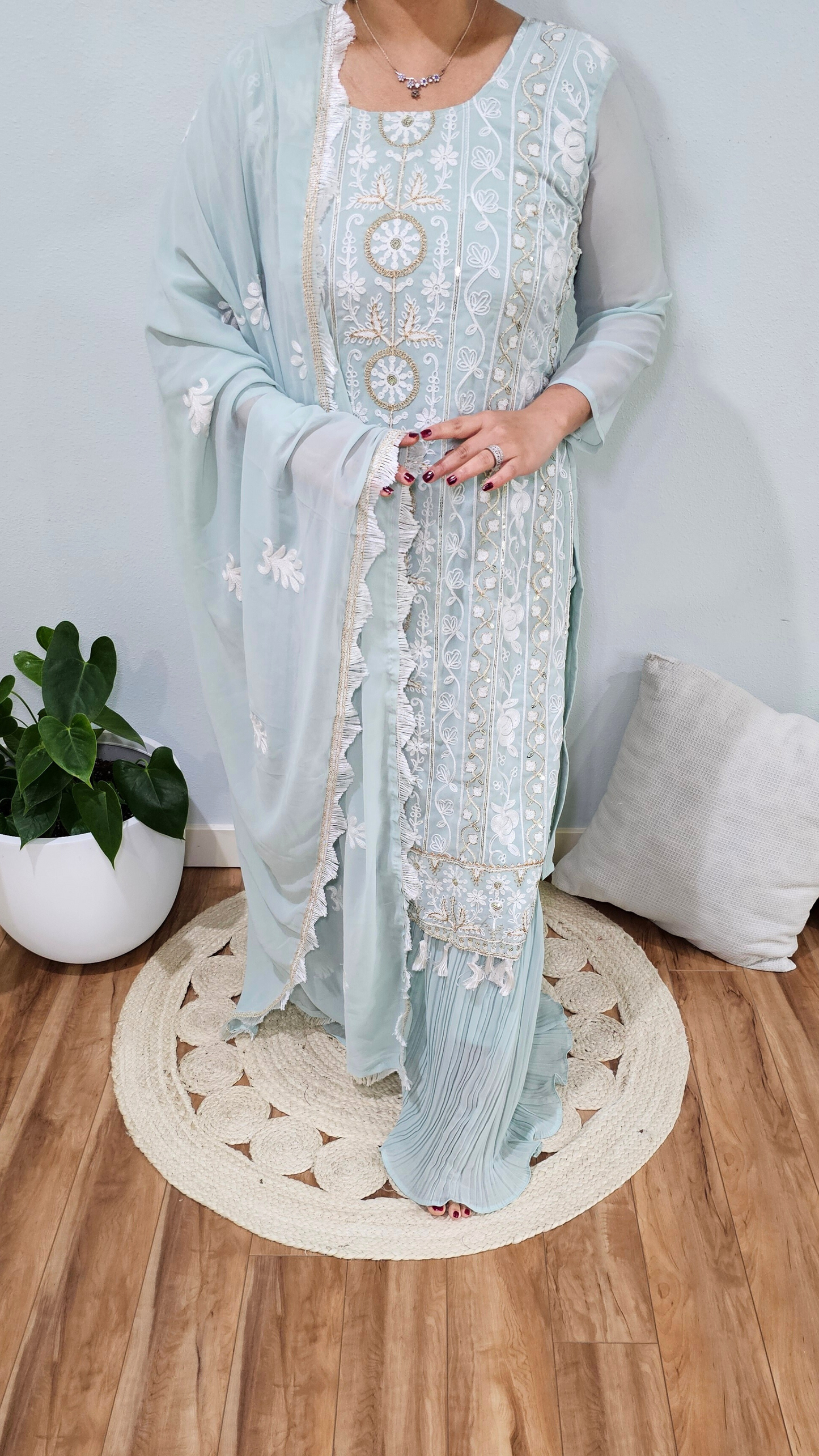 TARA GHARARA BLUE