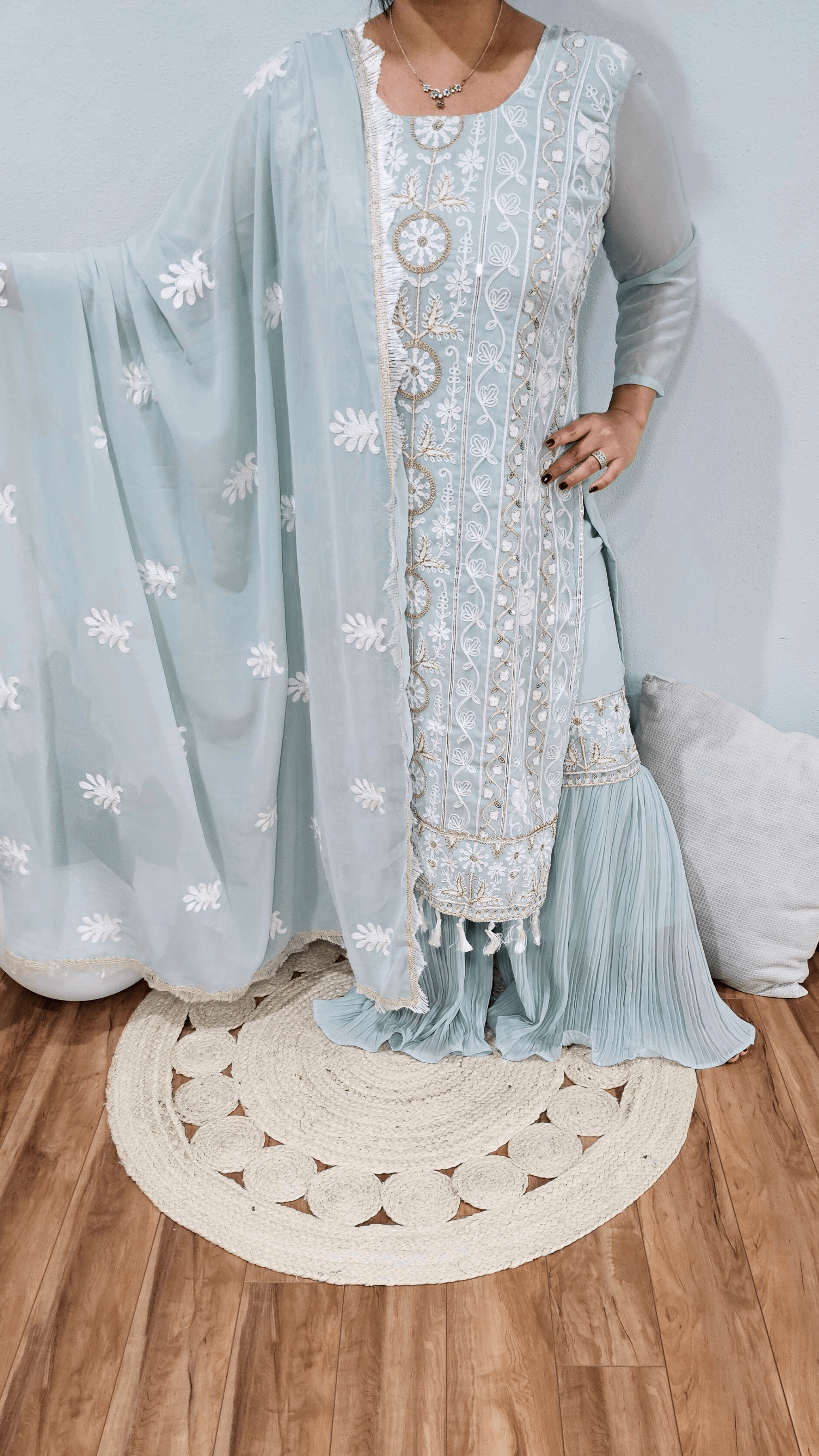 TARA GHARARA BLUE