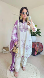 BARSHA ANARKALI PURPLE