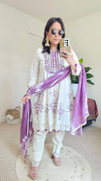 BARSHA ANARKALI PURPLE