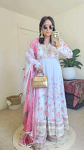 SANAM ANARKALI WHITE