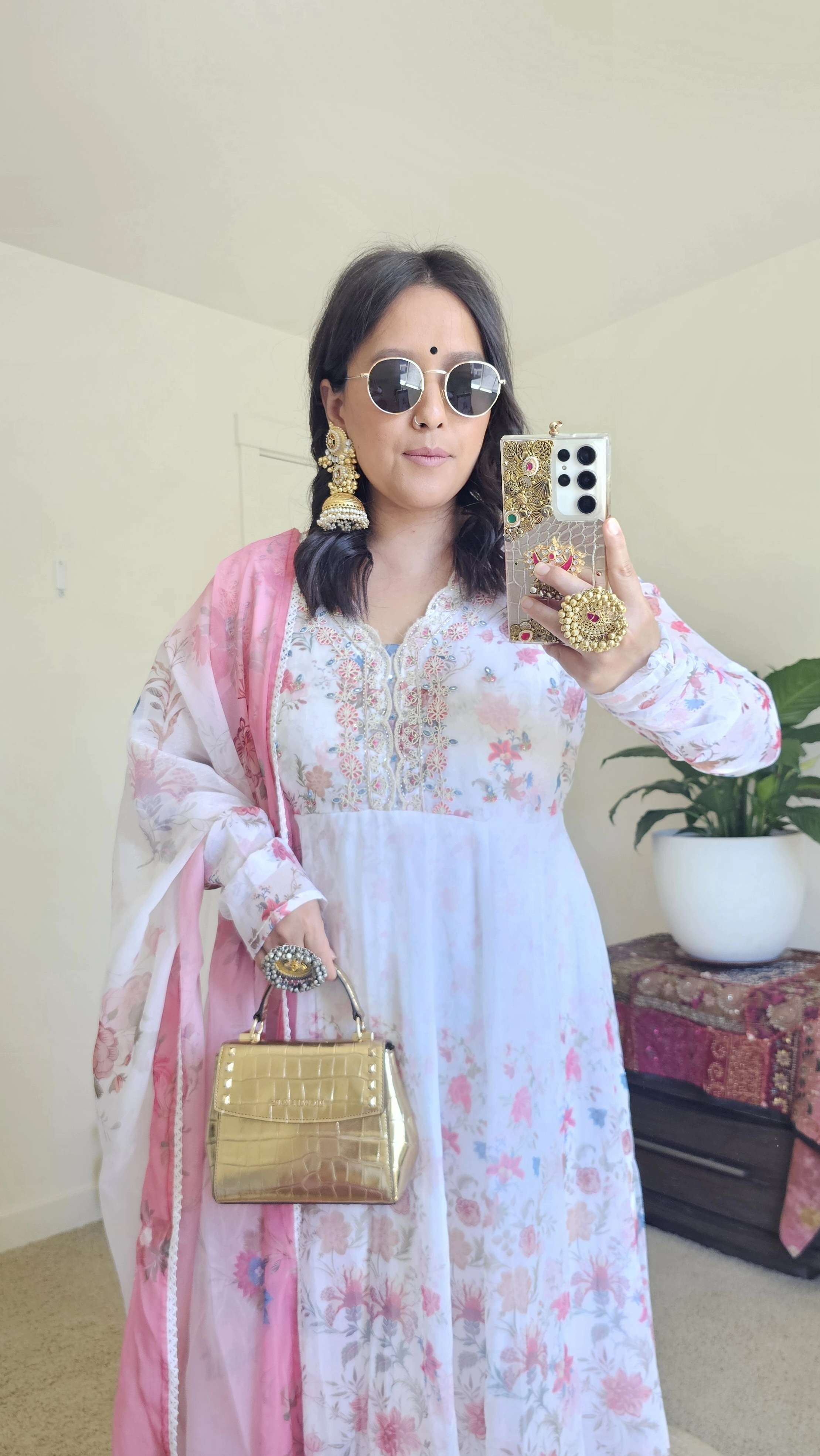 SANAM ANARKALI WHITE