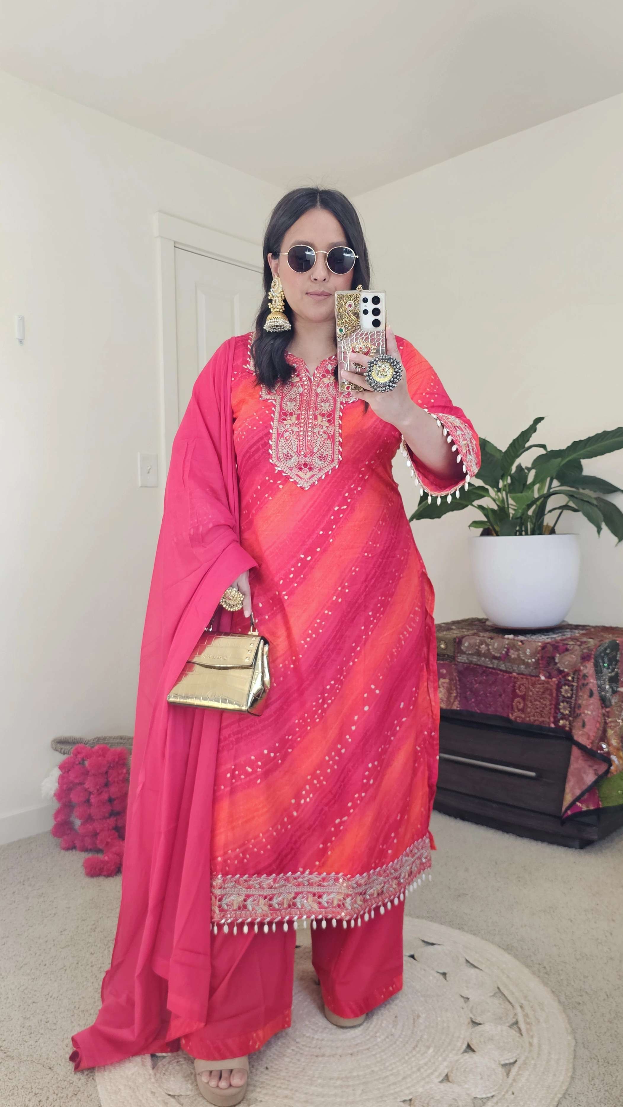 KHUSHI KURTA RED