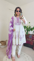 BARSHA ANARKALI PURPLE