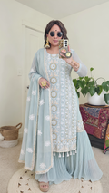 TARA GHARARA BLUE