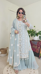 TARA GHARARA BLUE