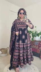DEVI ANARKALI BLACK