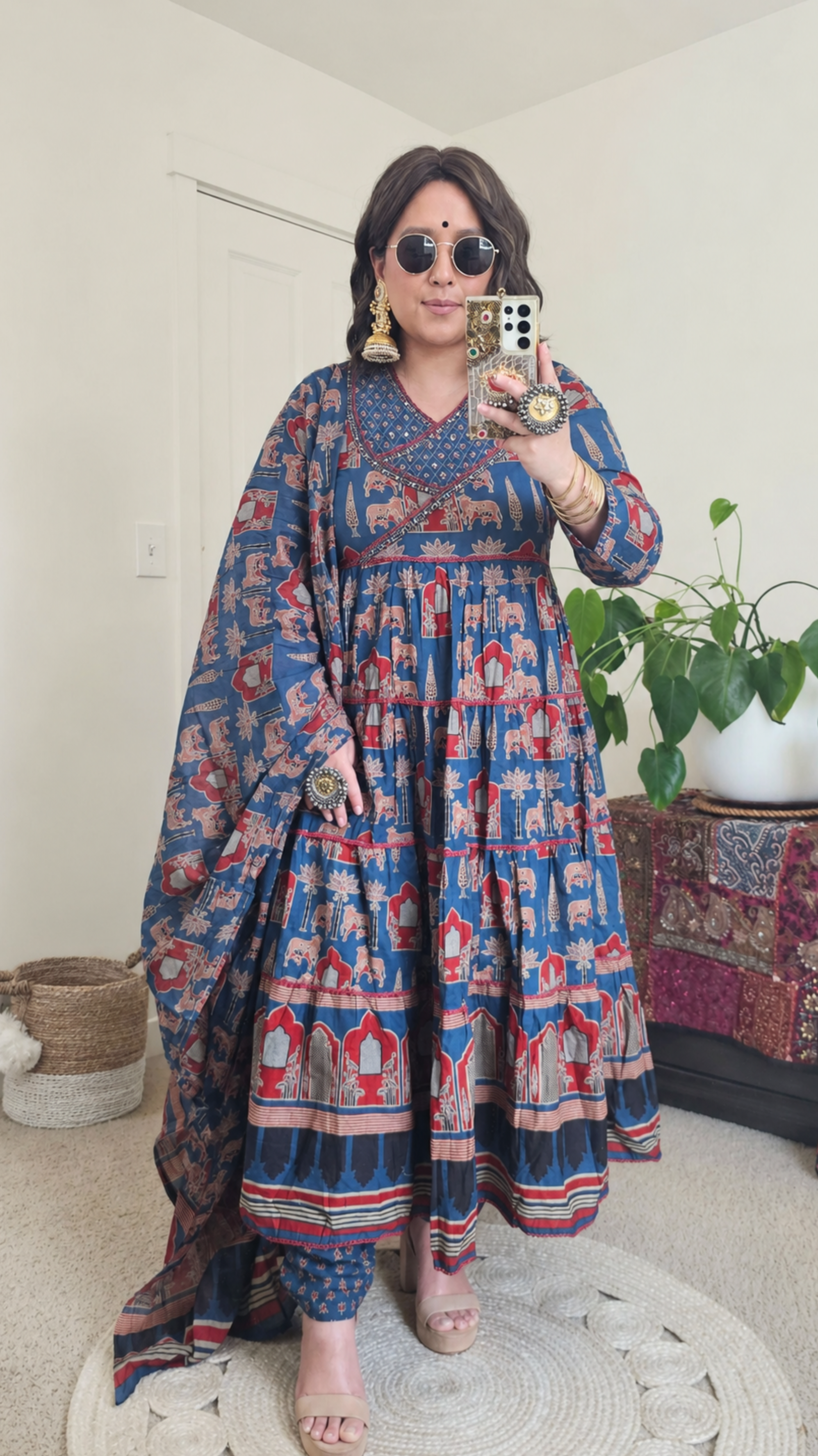 KUMARI ANARKALI BLUE
