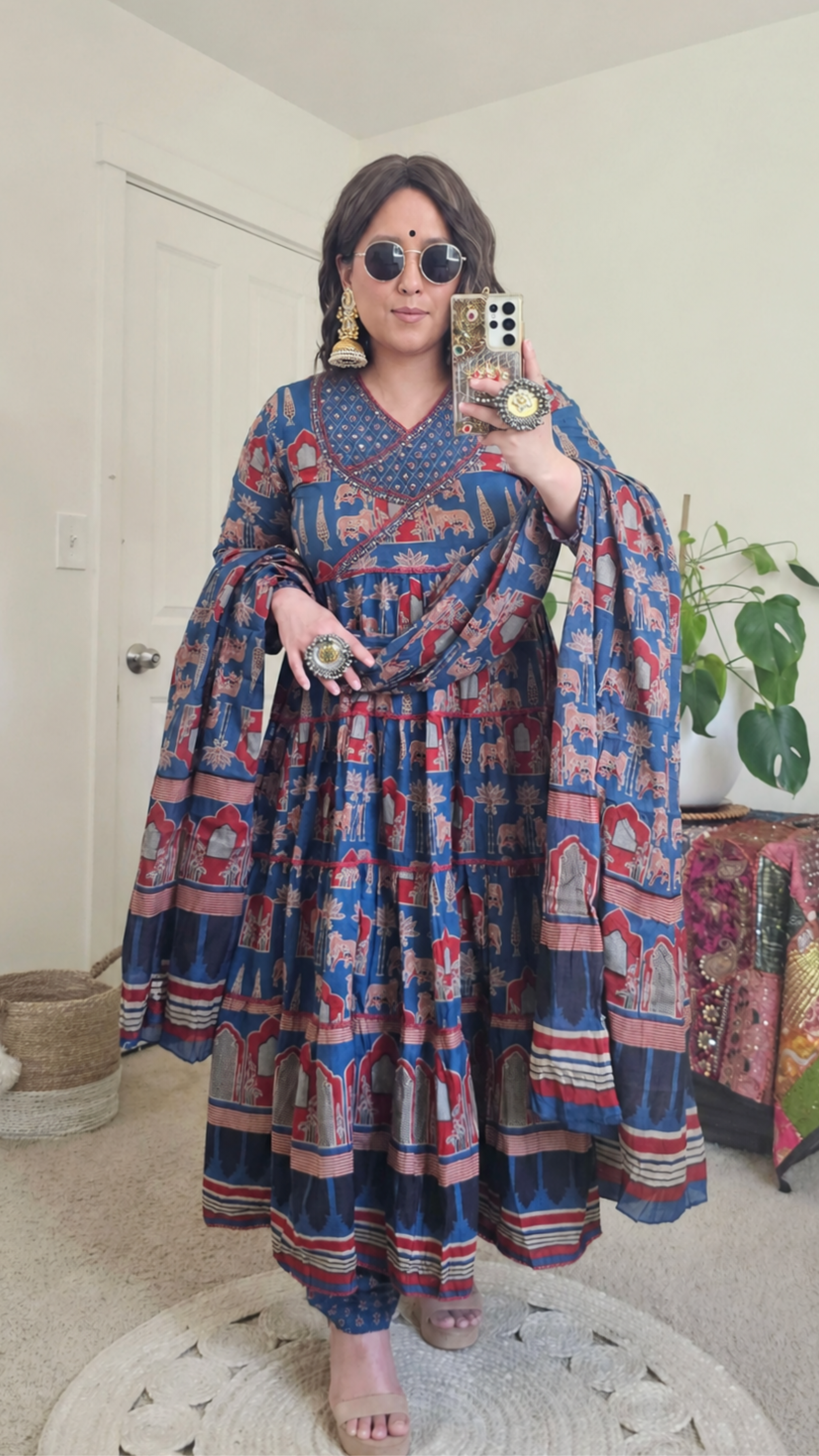 KUMARI ANARKALI BLUE