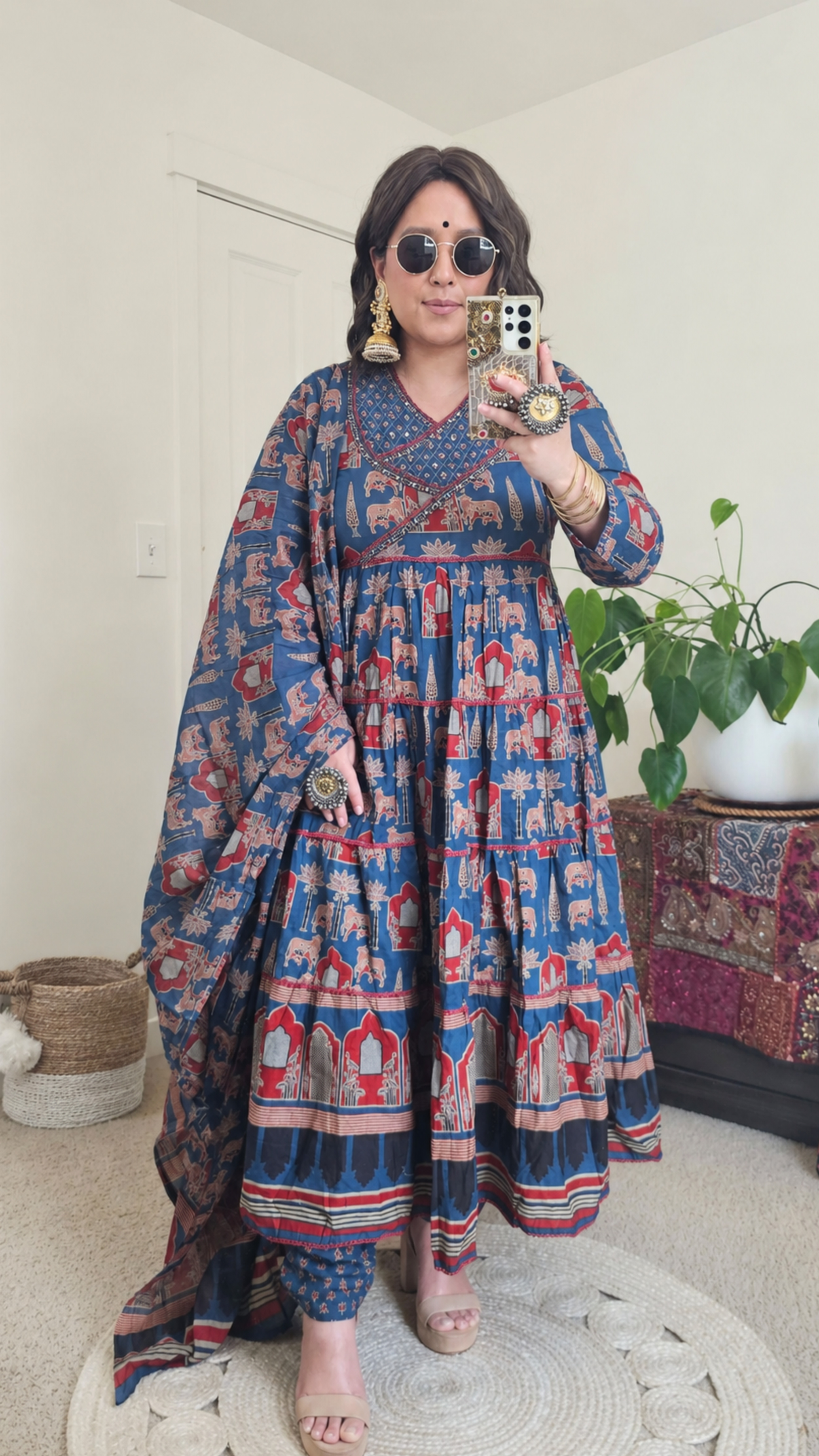 KUMARI ANARKALI BLUE