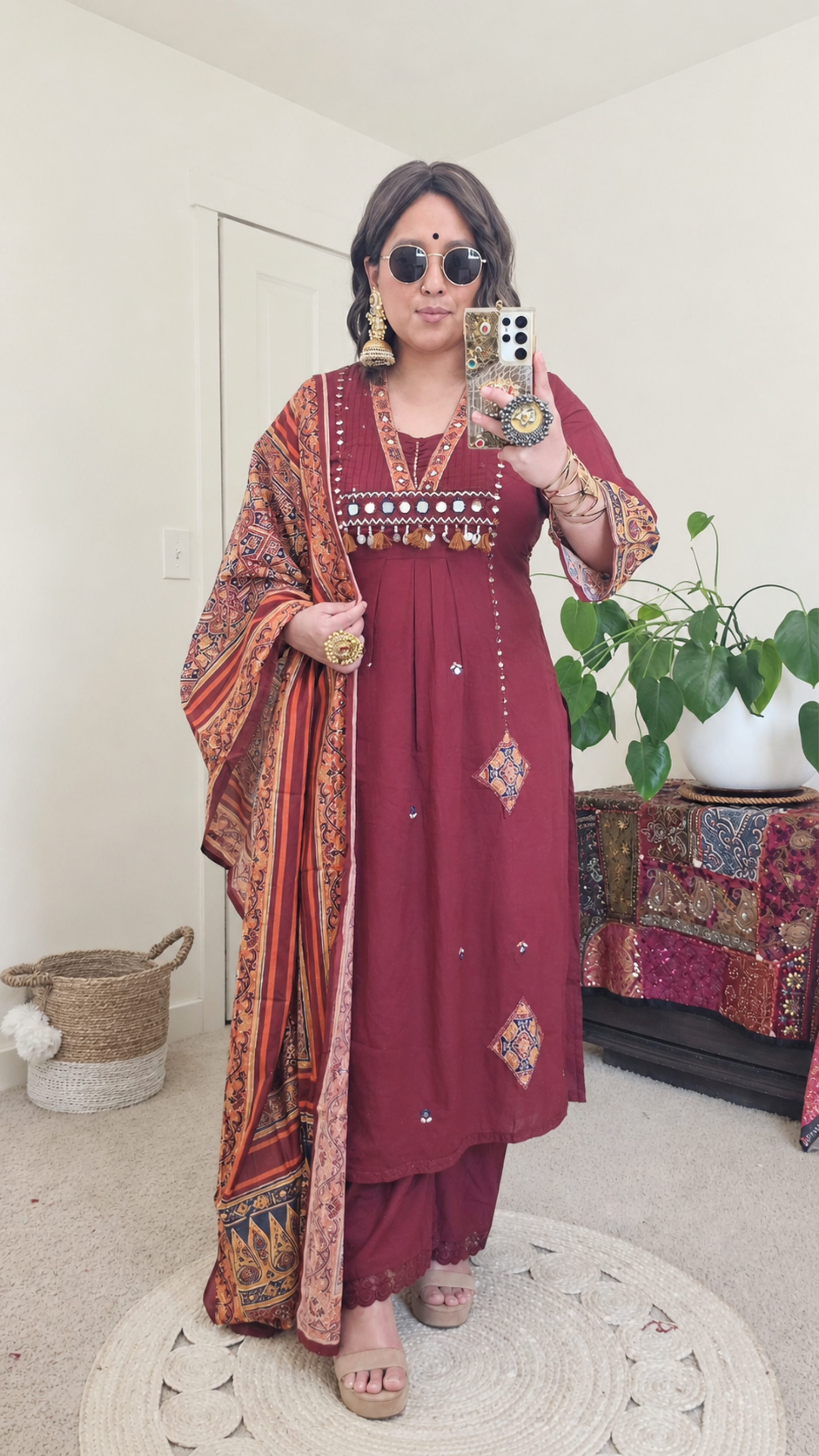 LEELA KURTA BROWN