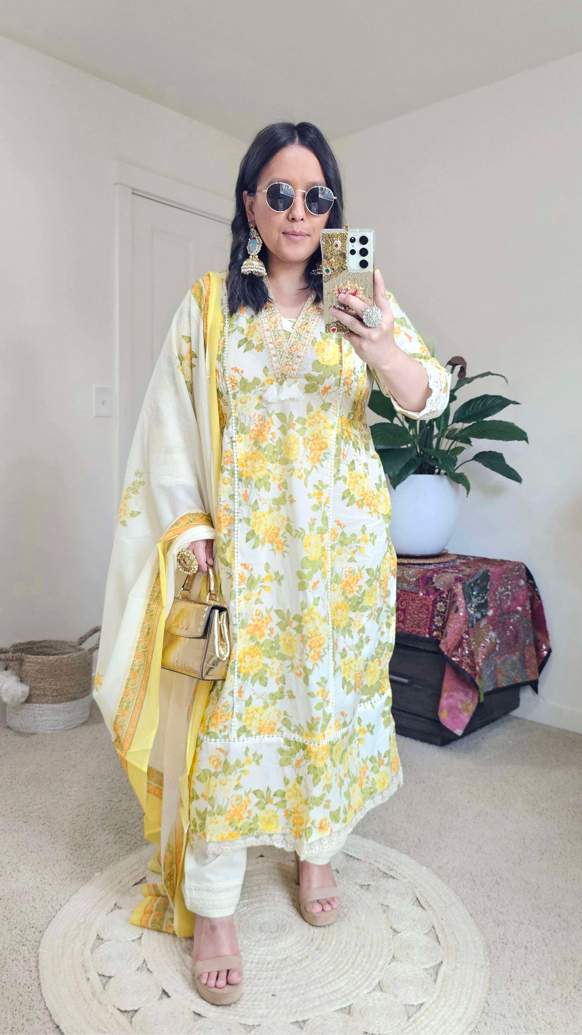 MAITI A-LINE YELLOW