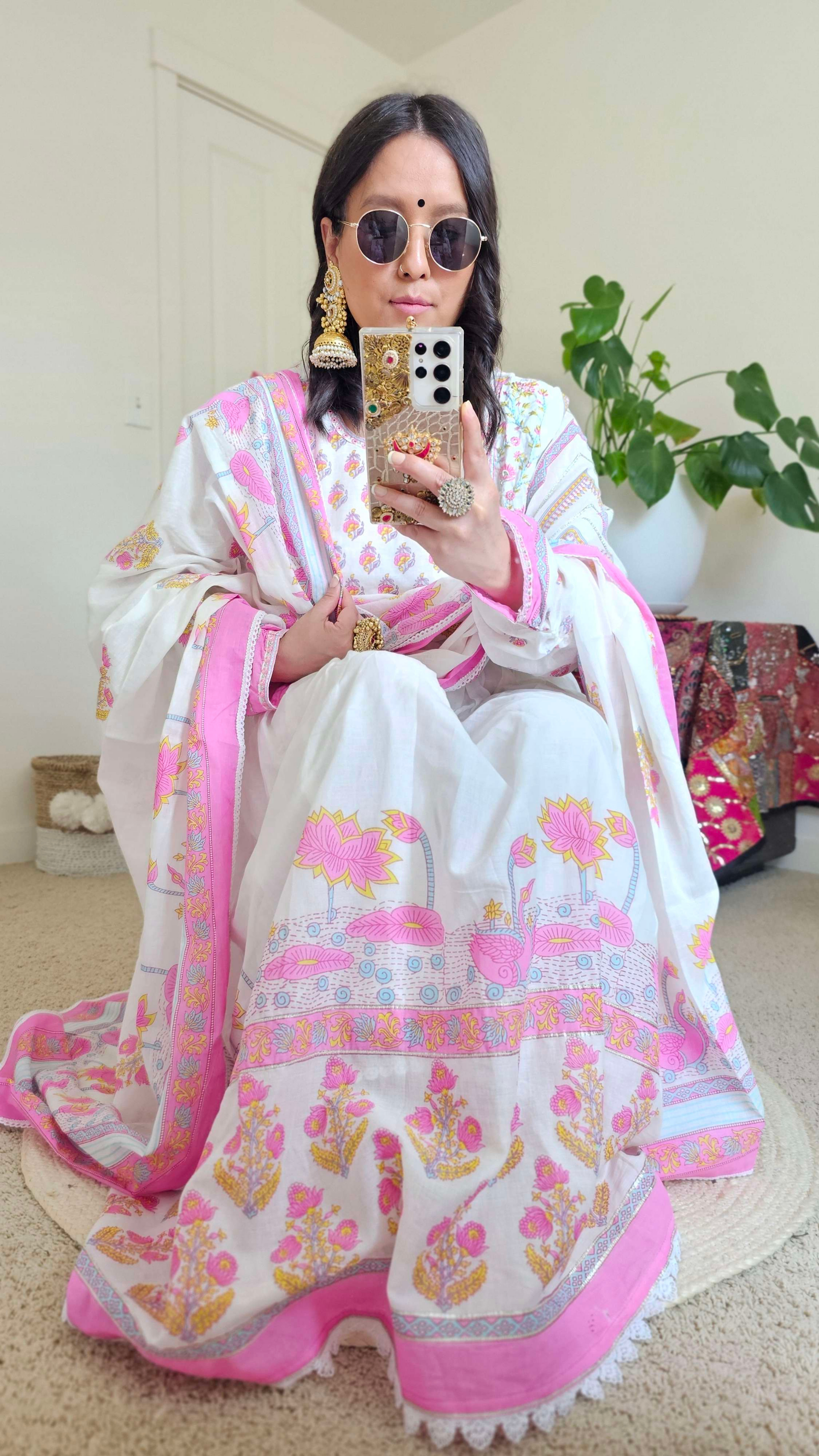 NAINA ANARKALI PINK
