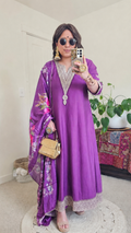 PARVATI ANARKALI PURPLE