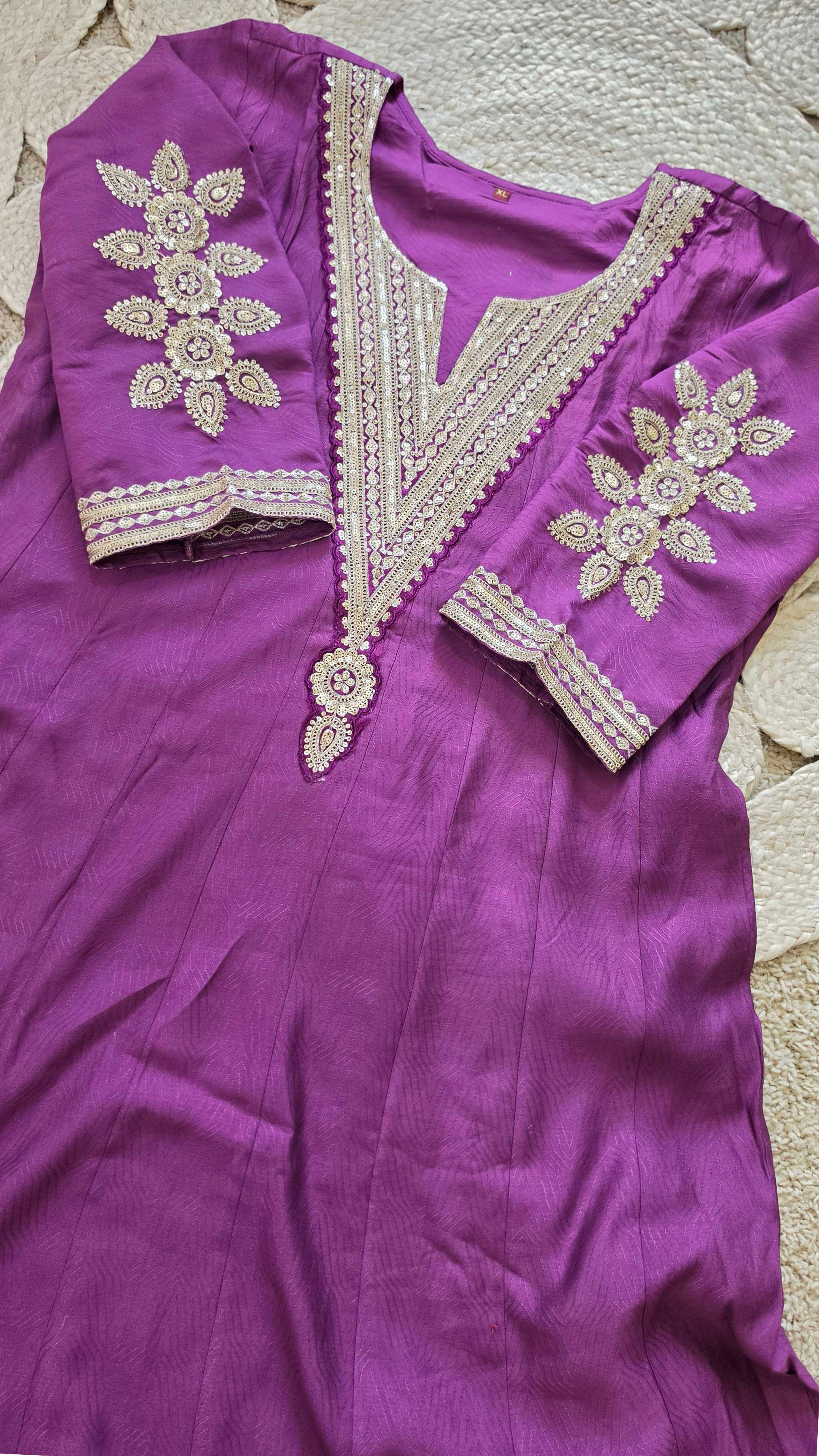 PARVATI ANARKALI PURPLE