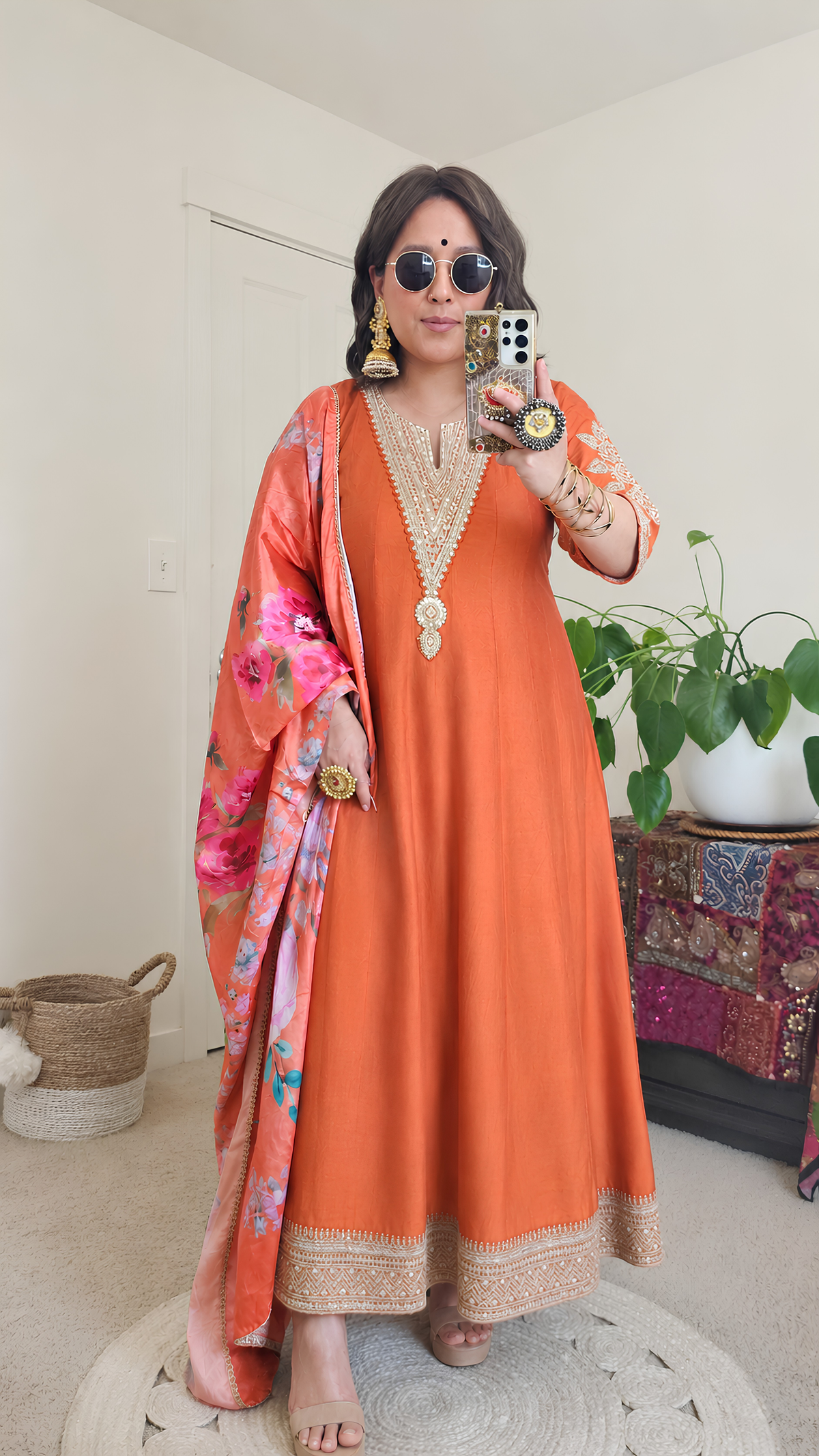 PARVATI ANARKALI RUST