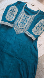 PARVATI ANARKALI TEAL