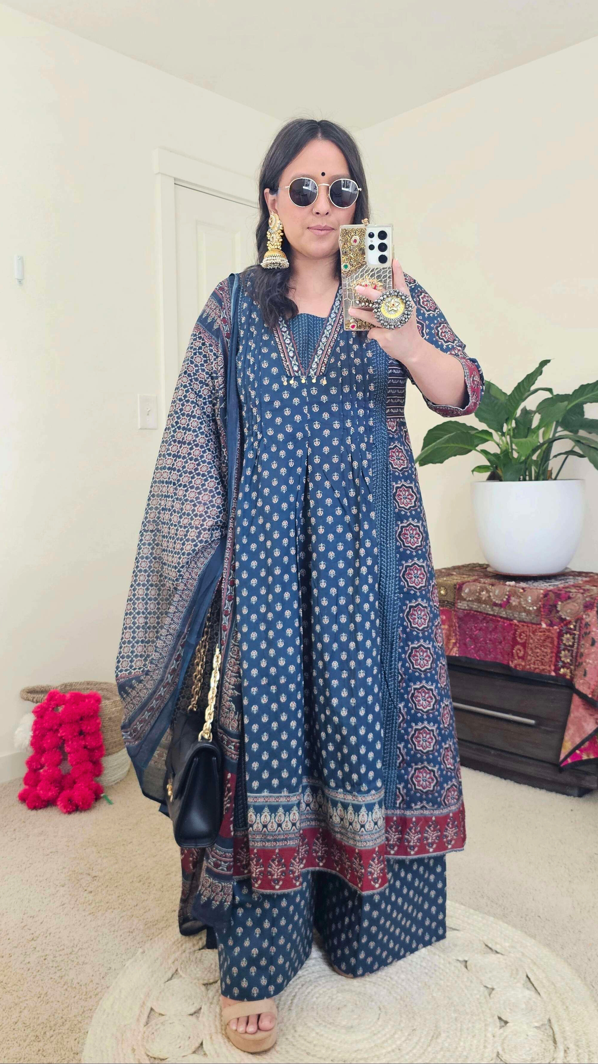 BISHNU ANARKALI BLUE