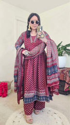 BISHNU ANARKALI MAROON