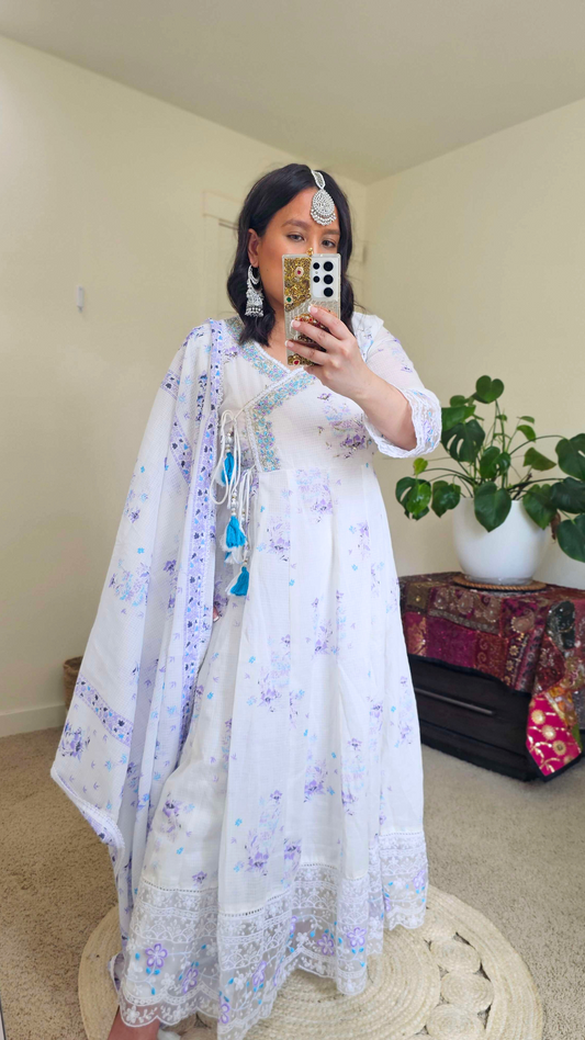 SUJITA ANARKALI PURPLE