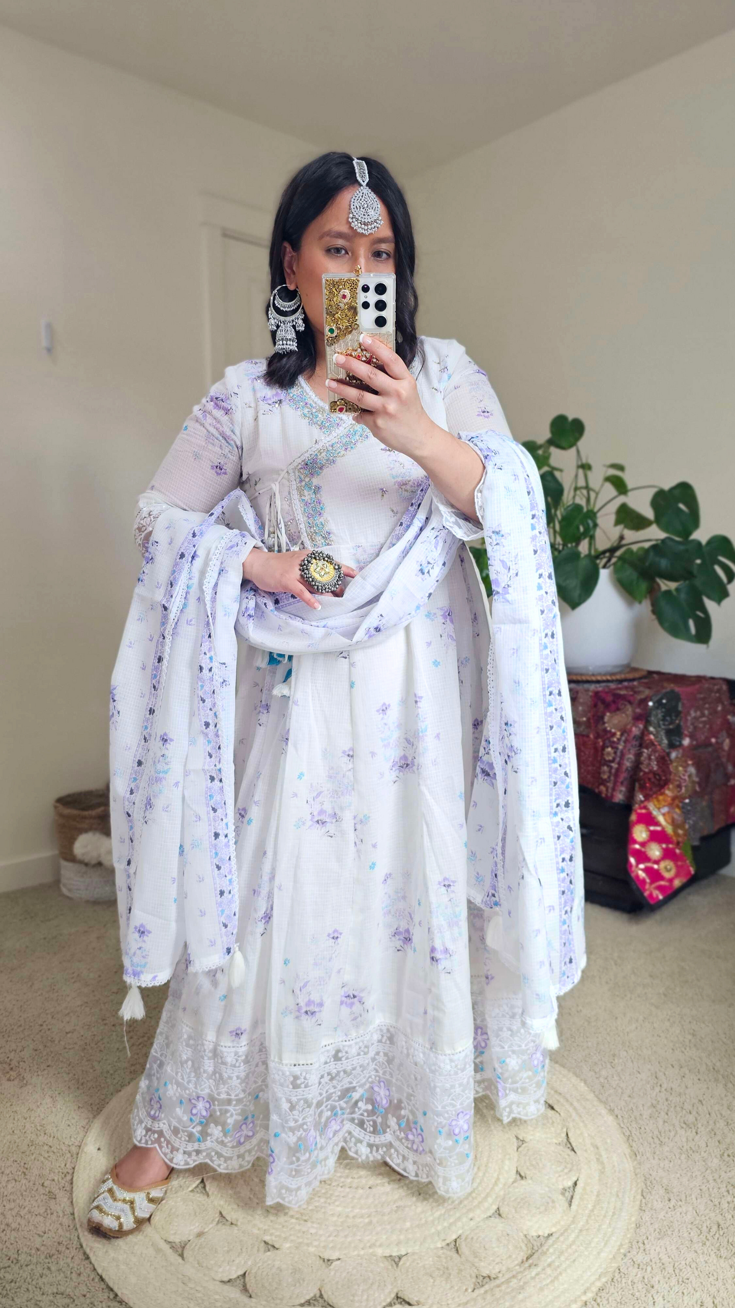 SUJITA ANARKALI PURPLE