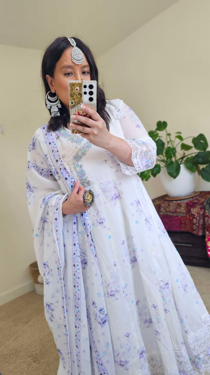 SUJITA ANARKALI PURPLE