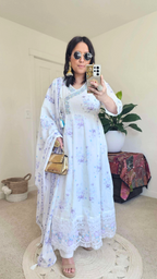 SUJITA ANARKALI PURPLE