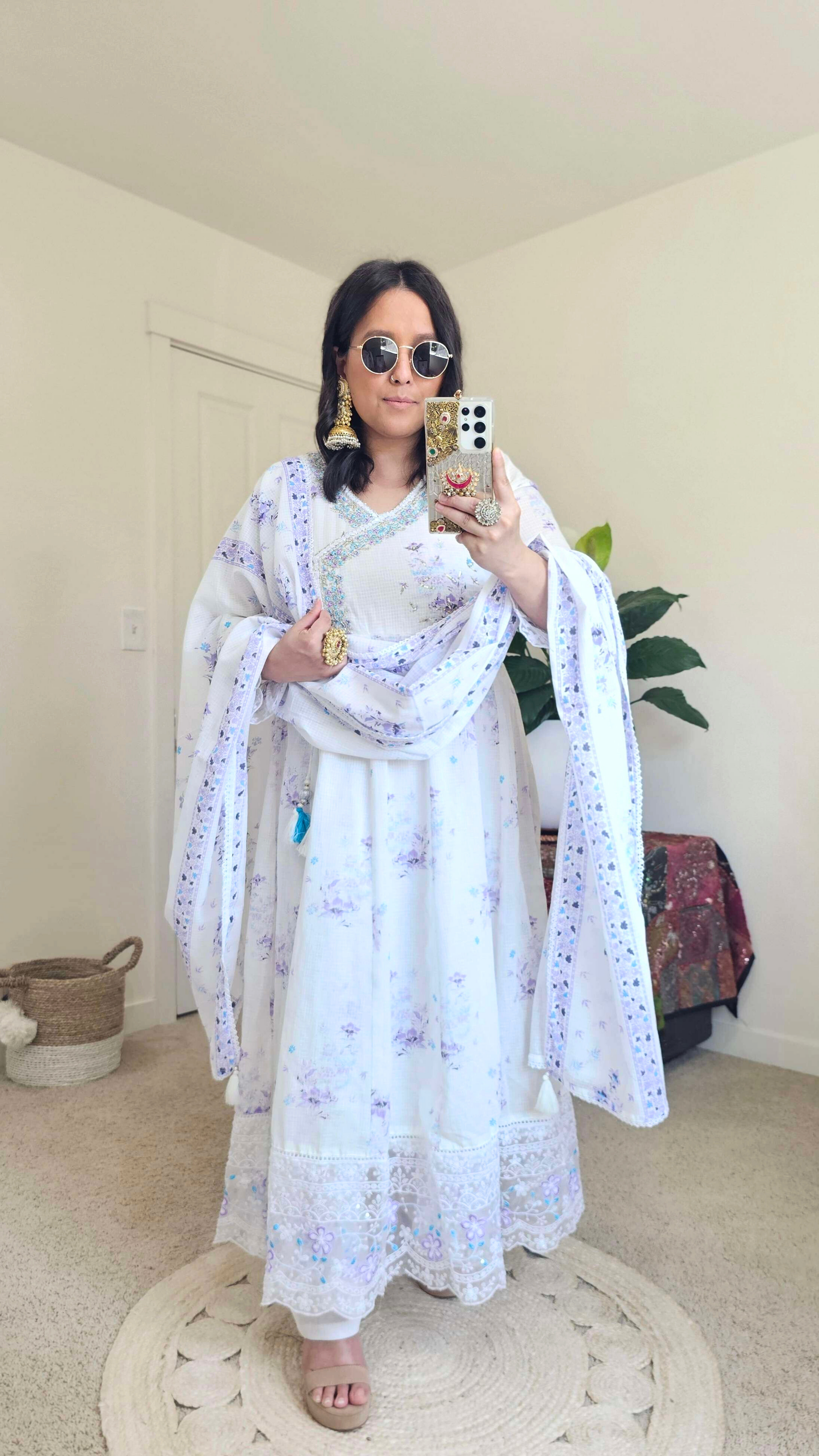 SUJITA ANARKALI PURPLE