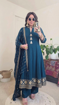 PRITI ANARKALI BLUE